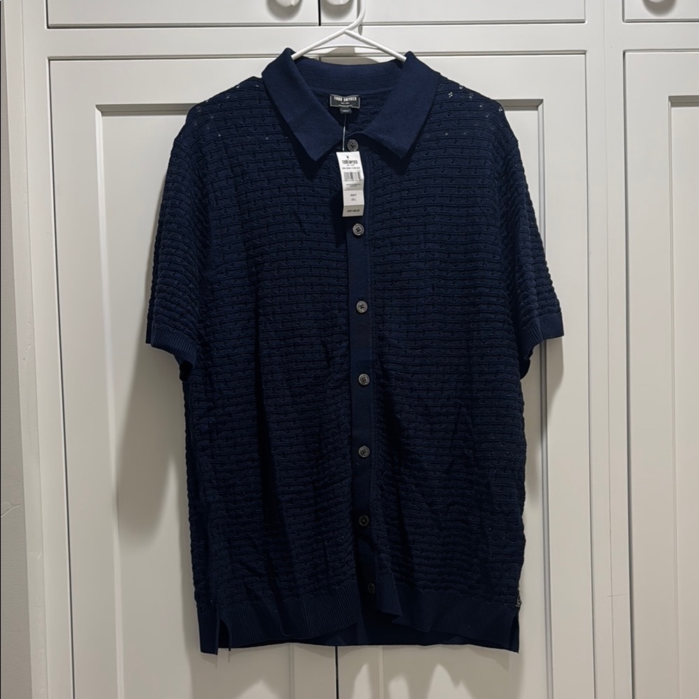Navy Blue Men's Shirt by Croft & Barrow